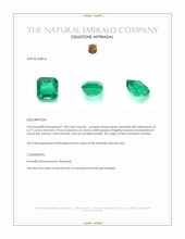 1.48 Ct. Emerald from Zambia Appraisal