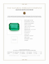 0.98 Ct. Emerald from Zambia Scan Report