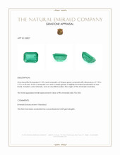 1.52 Ct. Emerald from Zambia Appraisal