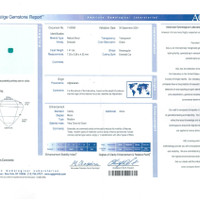 1.41 Ct. Emerald from Afghanistan Scan Report