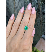 1.41 Ct. Emerald from Afghanistan Life Style