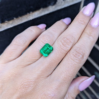 3.39 Ct. Emerald from Zambia Life Style