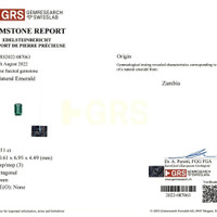 2.51 Ct. Emerald from Zambia Scan Report
