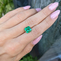 2.46 Ct. Emerald from Zambia Life Style