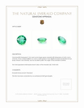 1.06 Ct. Emerald from Zambia Appraisal