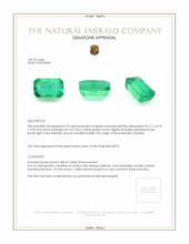 0.75 Ct. Emerald from Zambia Appraisal