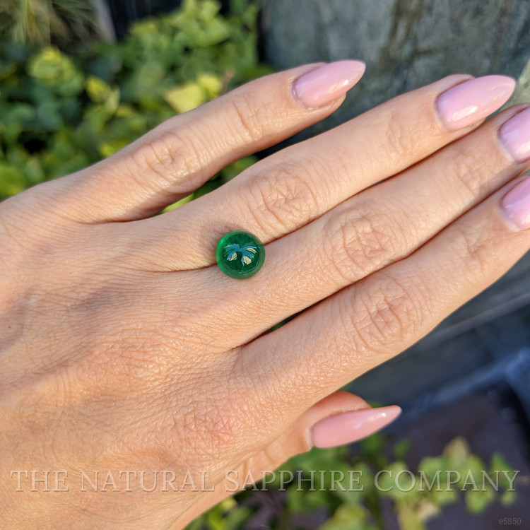 3.56 Ct. Cabochon Emerald from Zambia