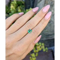 0.83 Ct. Emerald from Nigeria Life Style