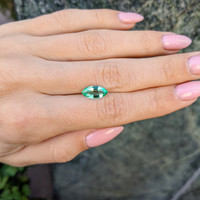 1.46 Ct. Emerald from Brazil Life Style