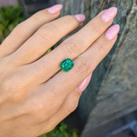 3.24 Ct. Emerald from Zambia Life Style