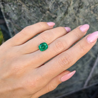 3.24 Ct. Emerald from Zambia Life Style