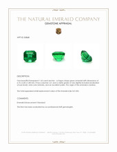 1.43 Ct. Emerald from Zambia Appraisal