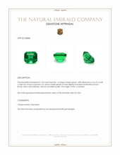 1.43 Ct. Emerald from Zambia Appraisal