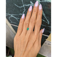 0.77 Ct. Emerald from Zambia Life Style