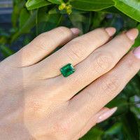 1.67 Ct. Emerald from Zambia Life Style