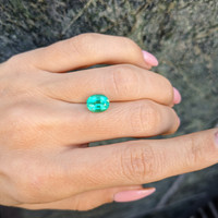 1.88 Ct. Emerald from Brazil Life Style