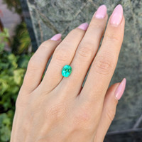 1.88 Ct. Emerald from Brazil Life Style