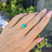 1.88 Ct. Emerald from Brazil Life Style