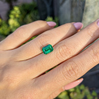 1.82 Ct. Emerald from Zambia Life Style