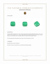 2.61 Ct. Cabochon Emerald from Russia Appraisal