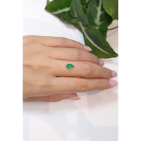 1.15 Ct. Cabochon Emerald from Russia Life Style