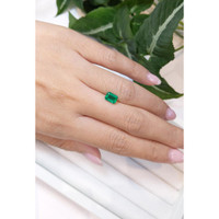 1.10 Ct. Emerald from Colombia Life Style