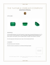 1.08 Ct. Emerald from Colombia Appraisal