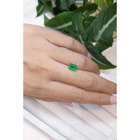 1.16 Ct. Emerald from Colombia Life Style