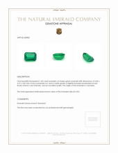 1.00 Ct. Emerald from Colombia Appraisal