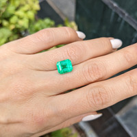 3.51 Ct. Emerald from Colombia Life Style