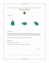 0.32 Ct. Emerald from Madagascar Appraisal
