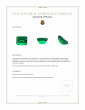 5.92 Ct. Emerald from Zambia Appraisal