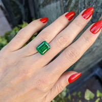 5.92 Ct. Emerald from Zambia Life Style