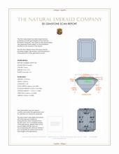5.92 Ct. Emerald from Zambia 3 D Scan Report