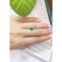 0.61 Ct. Emerald from Madagascar Life Style