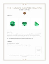 0.80 Ct. Emerald from Madagascar Appraisal