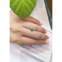 0.80 Ct. Emerald from Madagascar Life Style