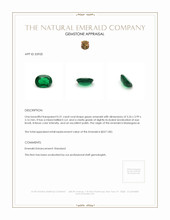 0.31 Ct. Emerald from Madagascar Appraisal