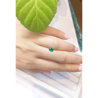 0.35 Ct. Emerald from Madagascar Life Style