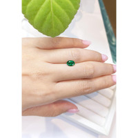 0.77 Ct. Emerald from Madagascar Life Style