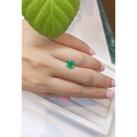 1.26 Ct. Emerald from Madagascar Life Style