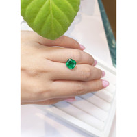 2.55 Ct. Emerald from Madagascar Life Style