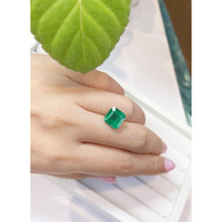 4.56 Ct. Emerald from Madagascar Life Style