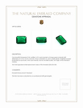 4.92 Ct. Emerald from Zambia Appraisal