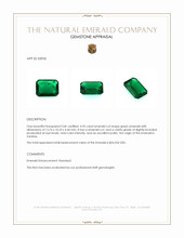 4.92 Ct. Emerald from Zambia Appraisal