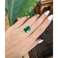 4.92 Ct. Emerald from Zambia Life Style