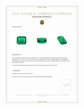 4.29 Ct. Emerald from Zambia Appraisal