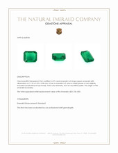 4.29 Ct. Emerald from Zambia Appraisal