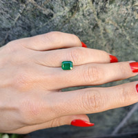 1.74 Ct. Emerald from Zambia Life Style