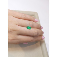 0.89 Ct. Emerald from Russia Life Style